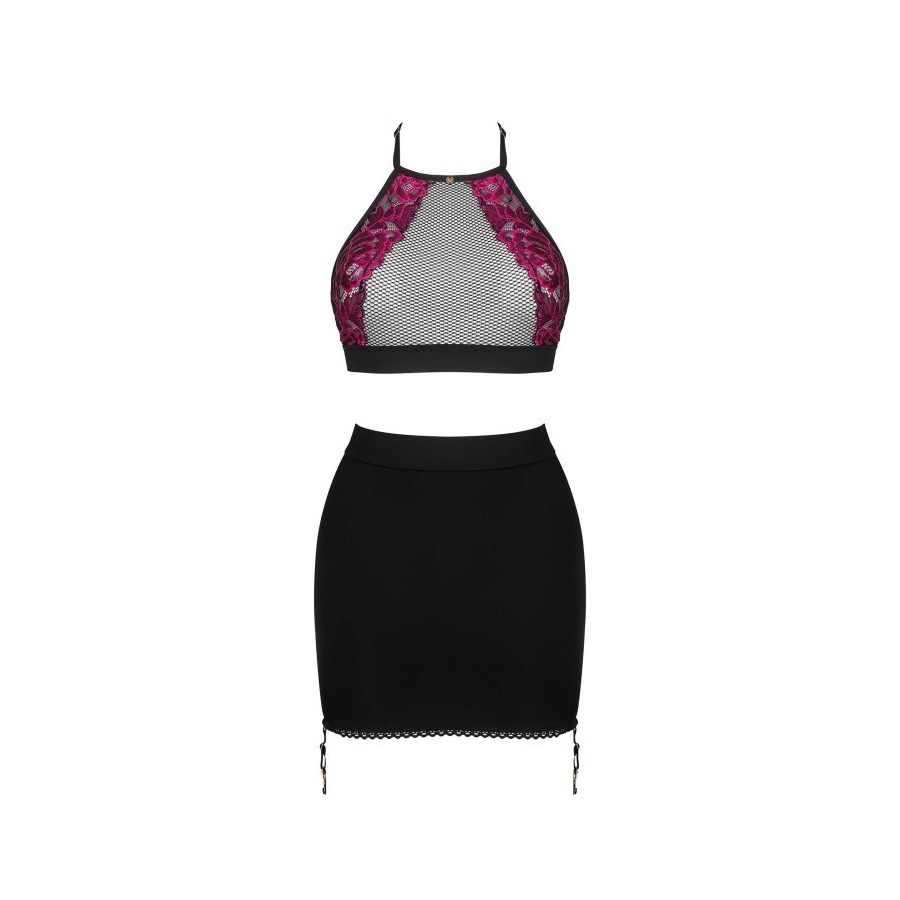 Rosenty ensemble Top et Jupe - Noir