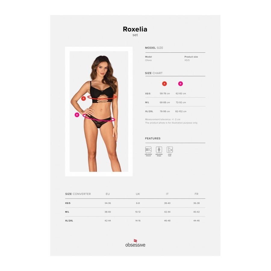 Roxelia ensemble 2 pièces - Noir