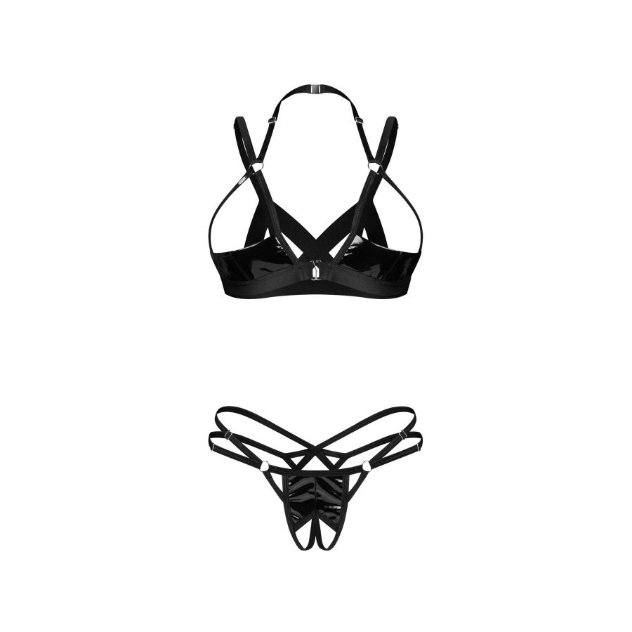 Keira Lise ensemble lingerie ouvert noir