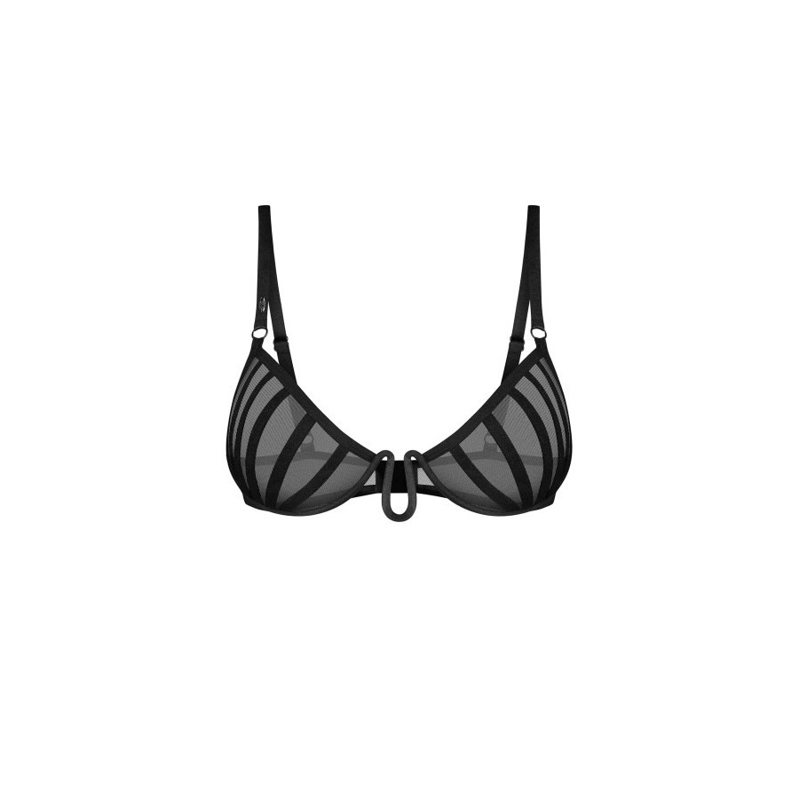 Aurorium demi-soutien-gorge noir
