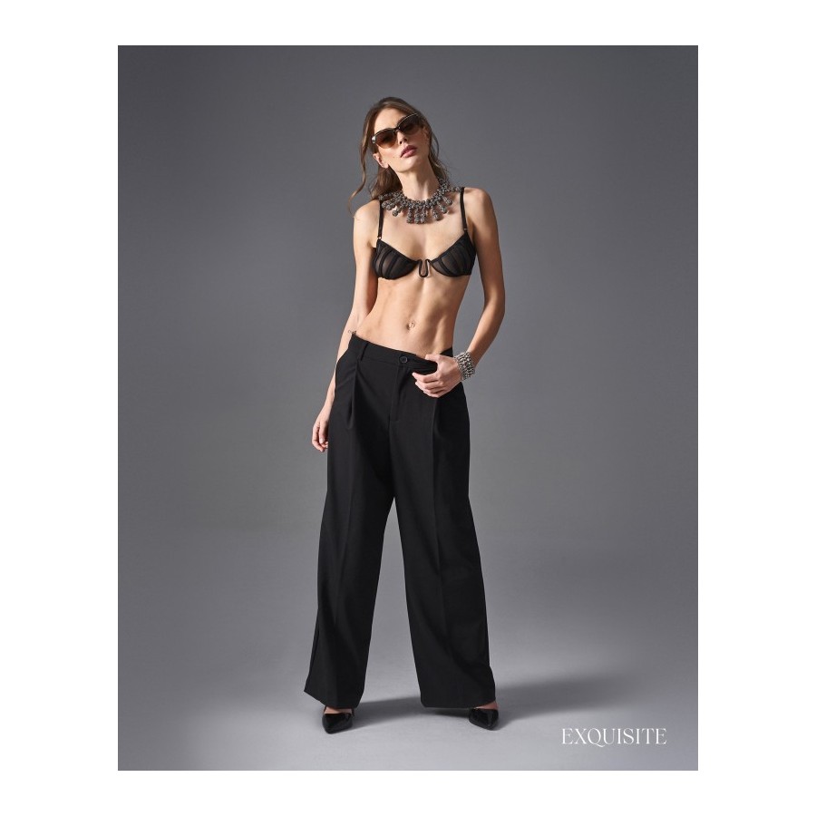 Aurorium demi-soutien-gorge noir