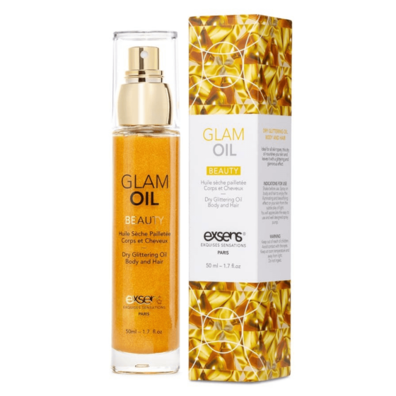 Huile sèche pailletée corps et cheveux 50ml - CC805009